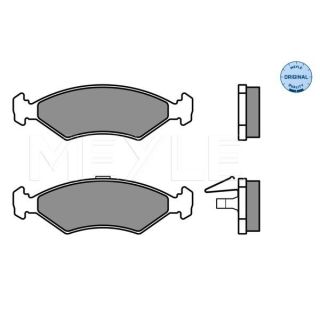Stabdžių trinkelių rinkinys, diskinis stabdys MEYLE 025 231 0315