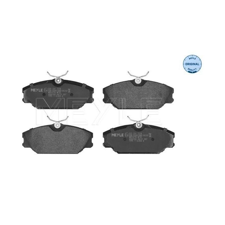 Stabdžių trinkelių rinkinys, diskinis stabdys MEYLE 025 231 7218