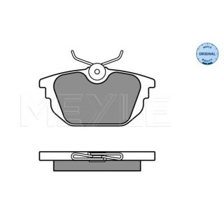 Stabdžių trinkelių rinkinys, diskinis stabdys MEYLE 025 231 7714