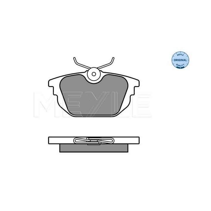 Stabdžių trinkelių rinkinys, diskinis stabdys MEYLE 025 231 7714