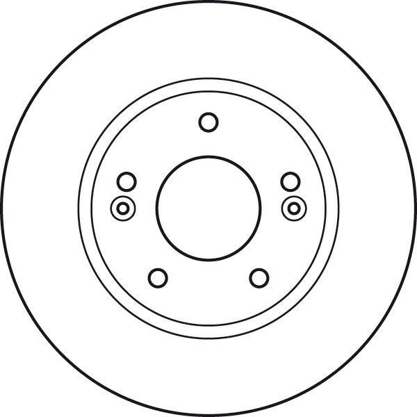 Stabdžių diskas TRW DF4922
