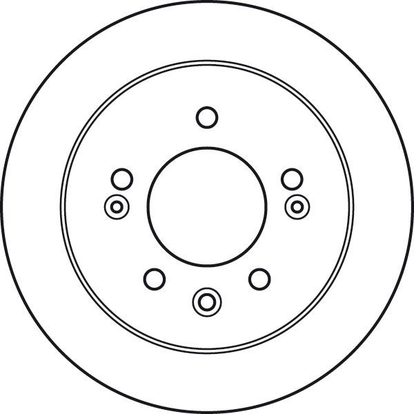 Stabdžių diskas TRW DF4923