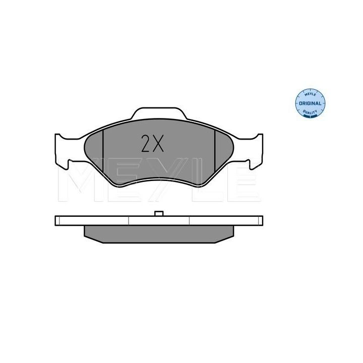 Stabdžių trinkelių rinkinys, diskinis stabdys MEYLE 025 232 0018