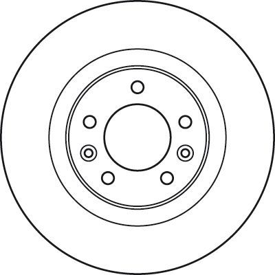 Stabdžių diskas TRW DF4945