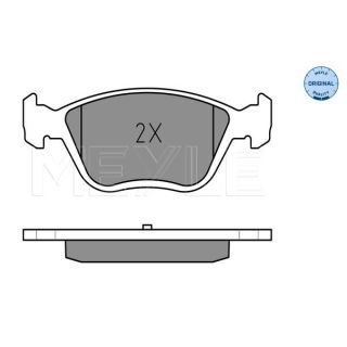 Stabdžių trinkelių rinkinys, diskinis stabdys MEYLE 025 232 8919/W