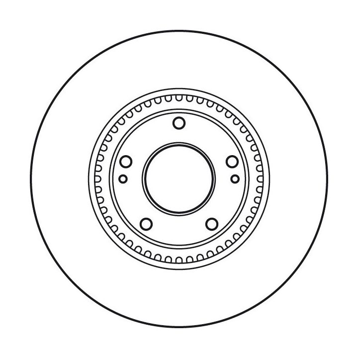 Stabdžių diskas TRW DF4957S