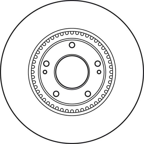 Stabdžių diskas TRW DF4957S