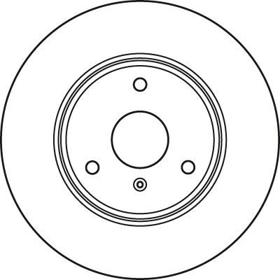 Stabdžių diskas TRW DF4961