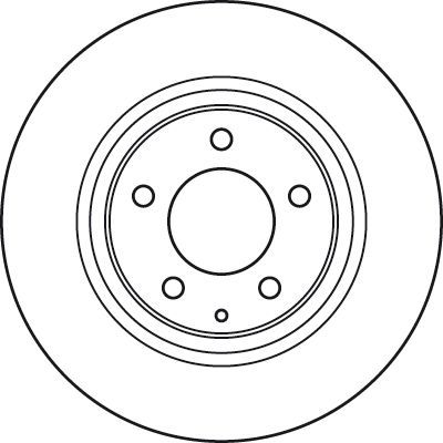 Stabdžių diskas TRW DF4967