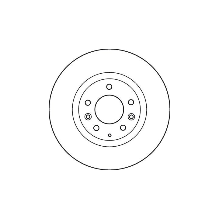 Stabdžių diskas TRW DF4968S