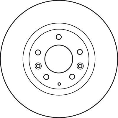 Stabdžių diskas TRW DF4968S