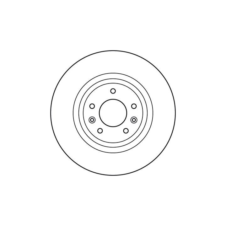 Stabdžių diskas TRW DF4970S