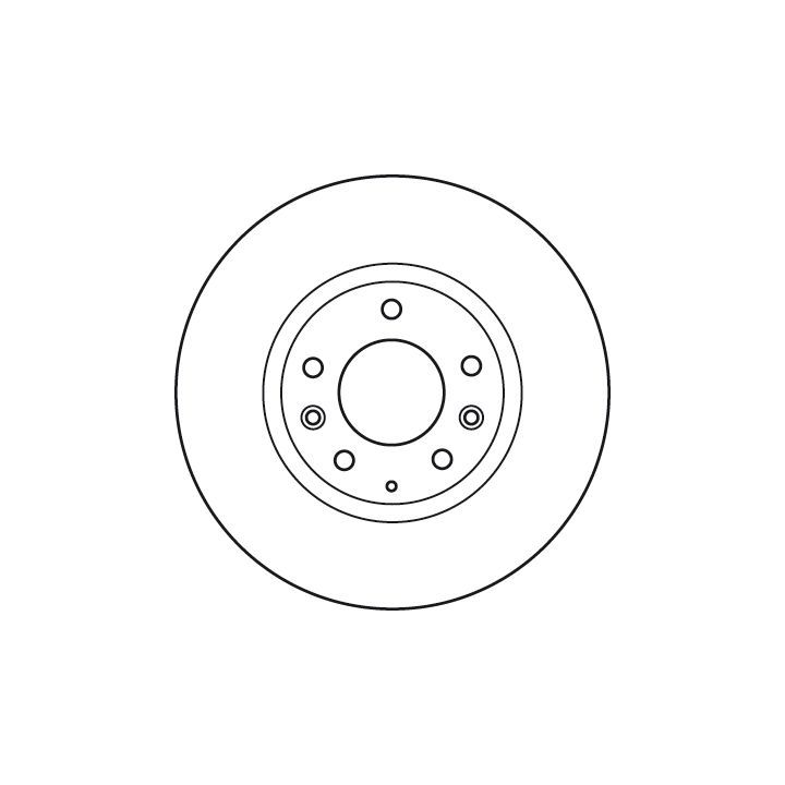 Stabdžių diskas TRW DF4974S