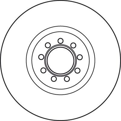 Stabdžių diskas TRW DF4984S