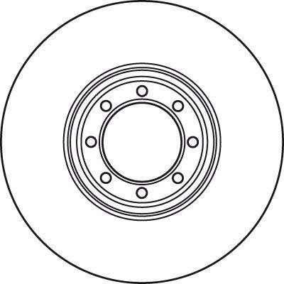 Stabdžių diskas TRW DF4985S