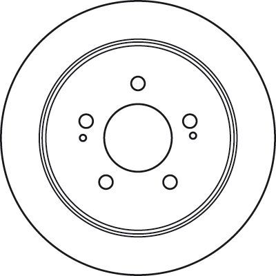 Stabdžių diskas TRW DF4986S