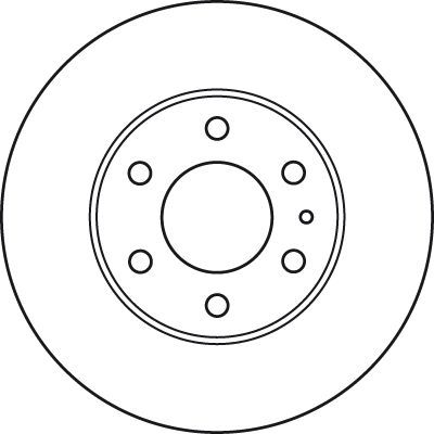 Stabdžių diskas TRW DF4987S