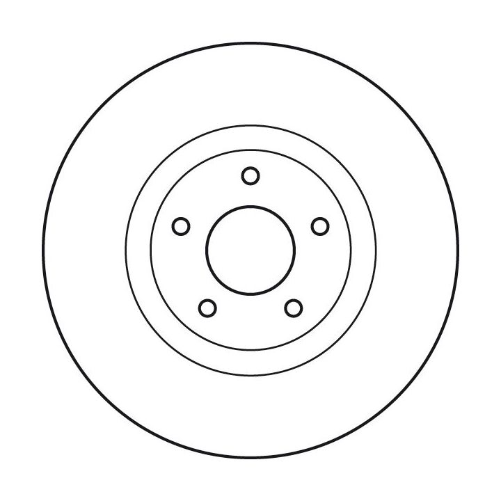 Stabdžių diskas TRW DF4989S