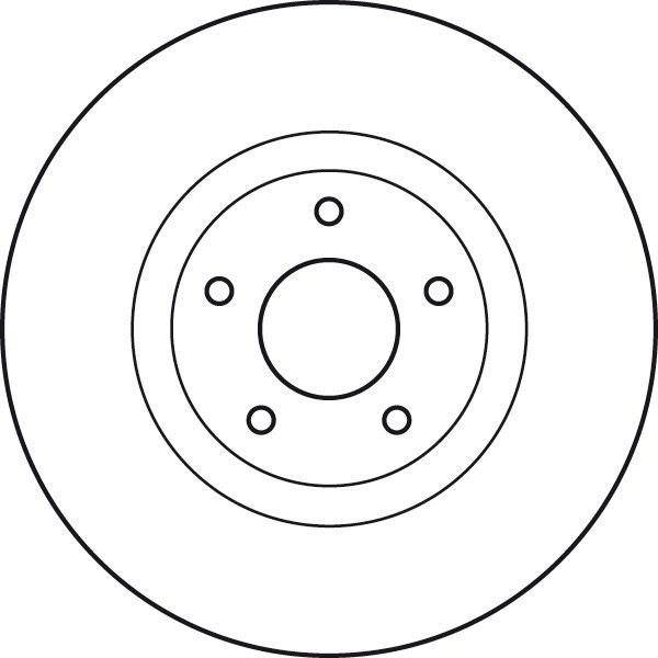 Stabdžių diskas TRW DF4989S