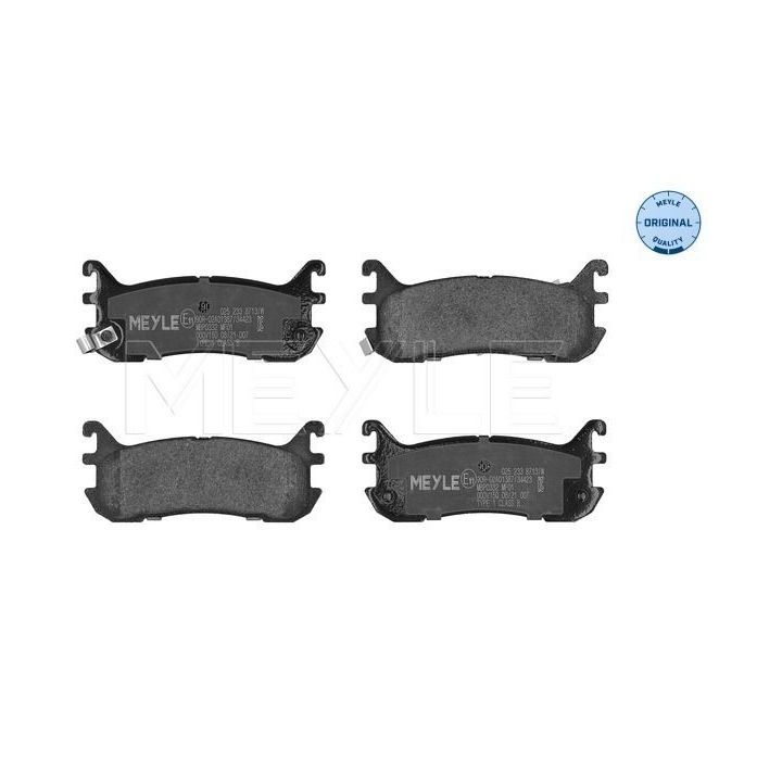 Stabdžių trinkelių rinkinys, diskinis stabdys MEYLE 025 233 8713/W