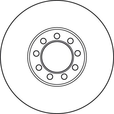 Stabdžių diskas TRW DF4994S
