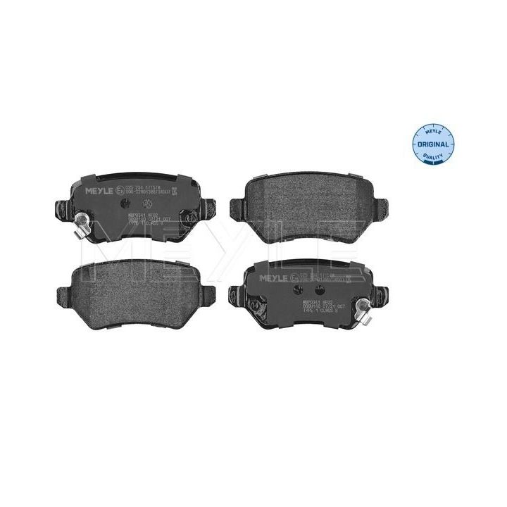 Stabdžių trinkelių rinkinys, diskinis stabdys MEYLE 025 234 1715/W