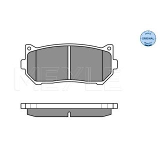 Stabdžių trinkelių rinkinys, diskinis stabdys MEYLE 025 234 5513/W