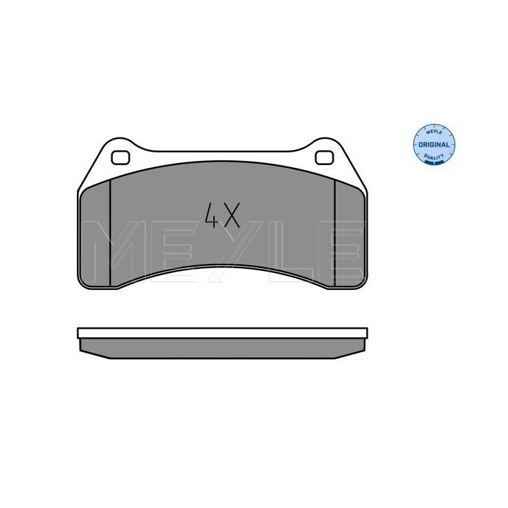 Stabdžių trinkelių rinkinys, diskinis stabdys MEYLE 025 234 8916