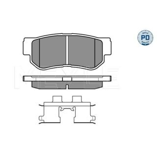 Stabdžių trinkelių rinkinys, diskinis stabdys MEYLE 025 235 4314/PD