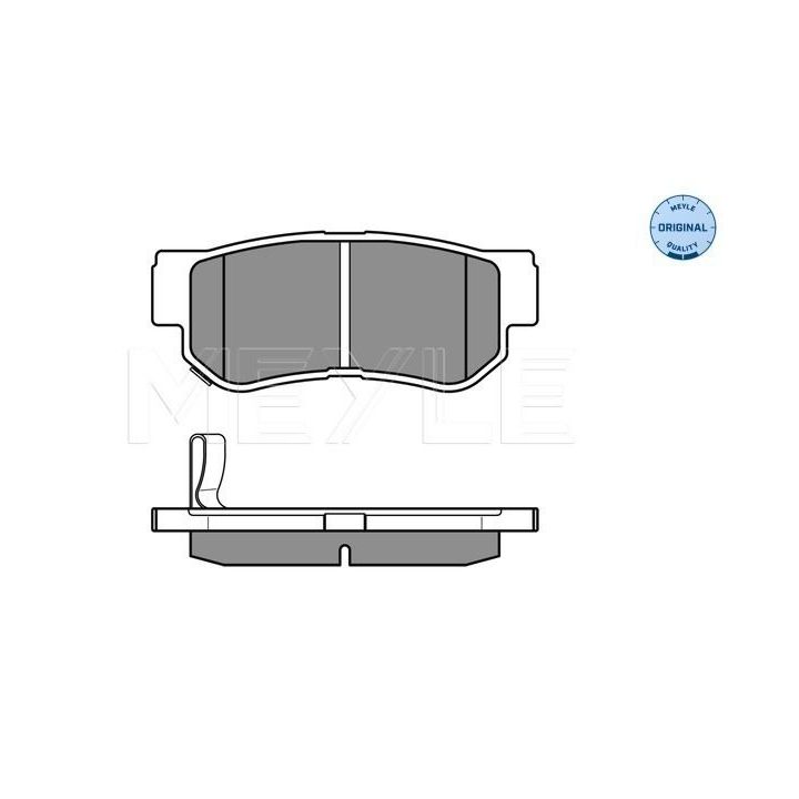 Stabdžių trinkelių rinkinys, diskinis stabdys MEYLE 025 235 4314/W