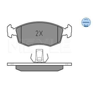 Stabdžių trinkelių rinkinys, diskinis stabdys MEYLE 025 235 5218