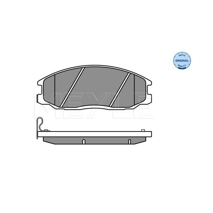 Stabdžių trinkelių rinkinys, diskinis stabdys MEYLE 025 235 6916/W