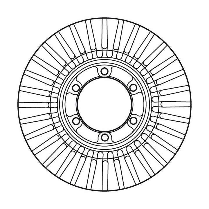 Stabdžių diskas TRW DF6007