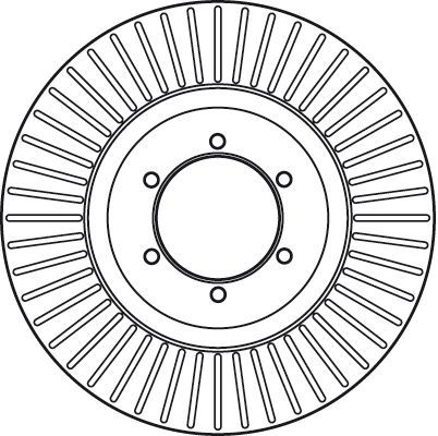 Stabdžių diskas TRW DF6008S