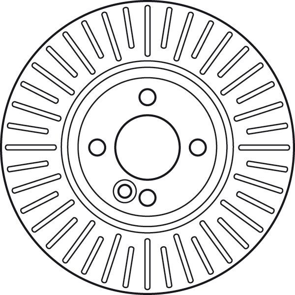 Stabdžių diskas TRW DF6010