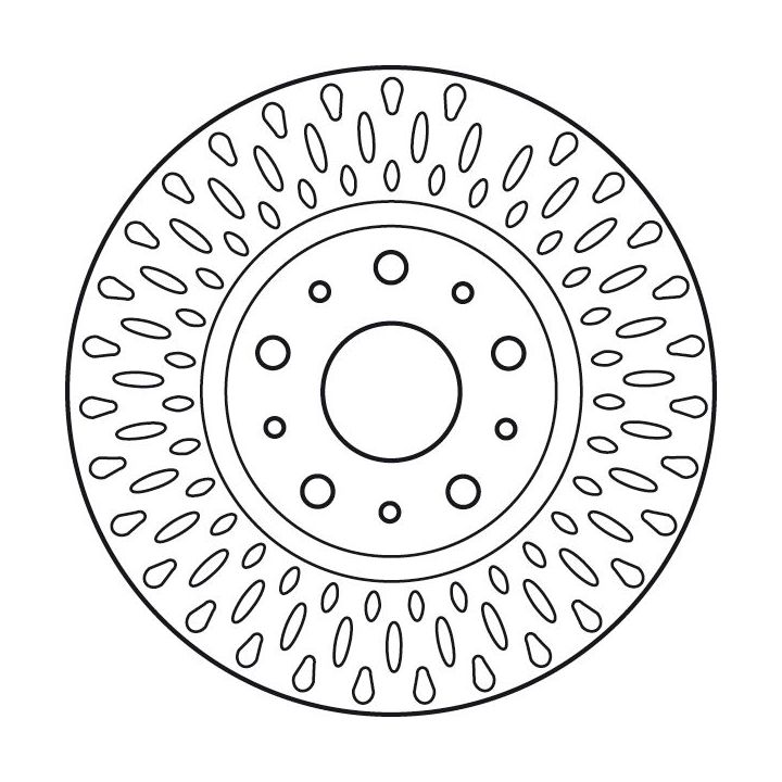 Stabdžių diskas TRW DF6021