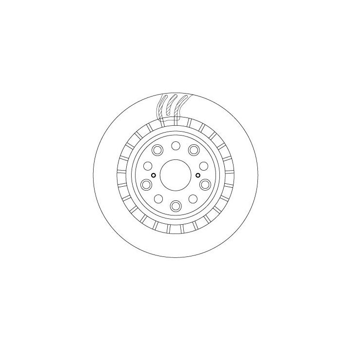 Stabdžių diskas TRW DF6039S