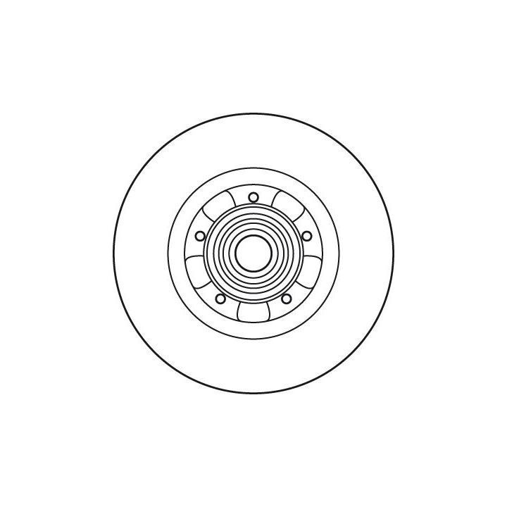 Stabdžių diskas TRW DF6043BS