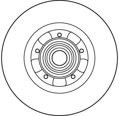 Stabdžių diskas TRW DF6043BS