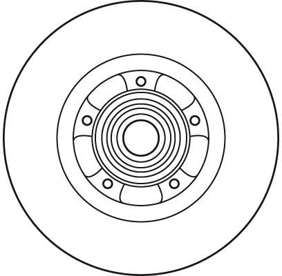Stabdžių diskas TRW DF6044BS