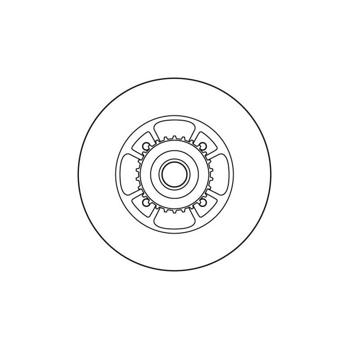 Stabdžių diskas TRW DF6045BS