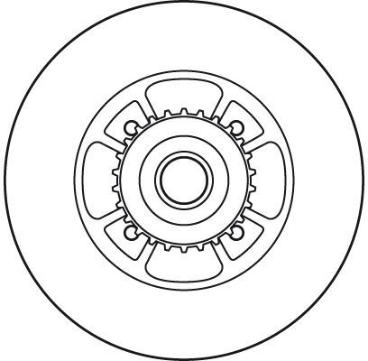 Stabdžių diskas TRW DF6045BS