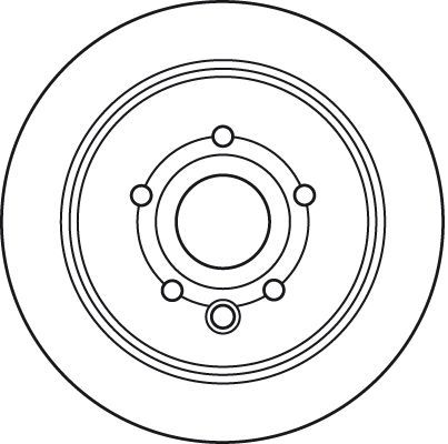 Stabdžių diskas TRW DF6052