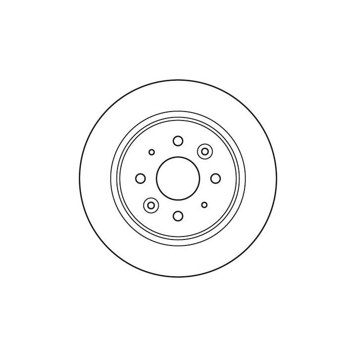 Stabdžių diskas TRW DF6055