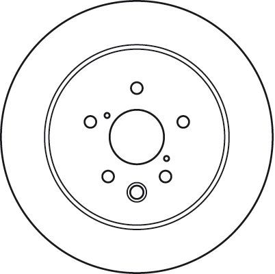 Stabdžių diskas TRW DF6063