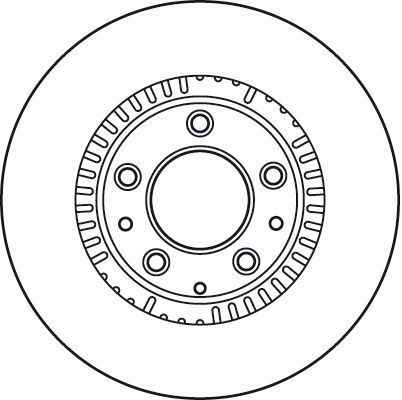 Stabdžių diskas TRW DF6068