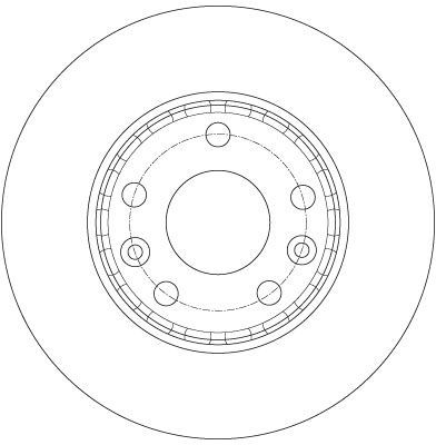 Stabdžių diskas TRW DF6072