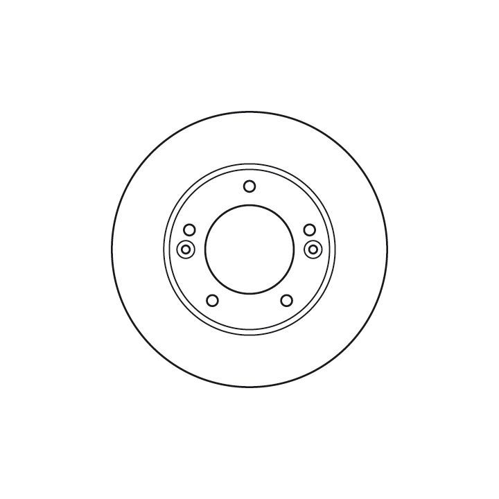 Stabdžių diskas TRW DF6081S