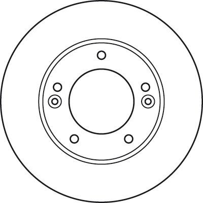 Stabdžių diskas TRW DF6081S
