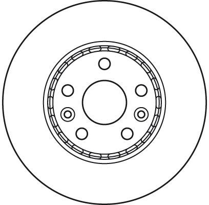 Stabdžių diskas TRW DF6110